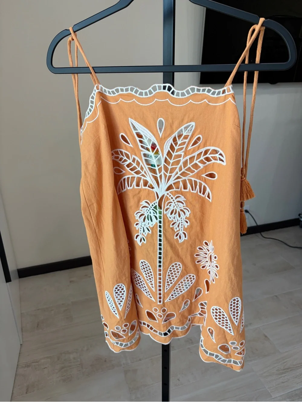 Farm Rio Banana Tree Embroidered Mini Dress - Picture 5 of 8